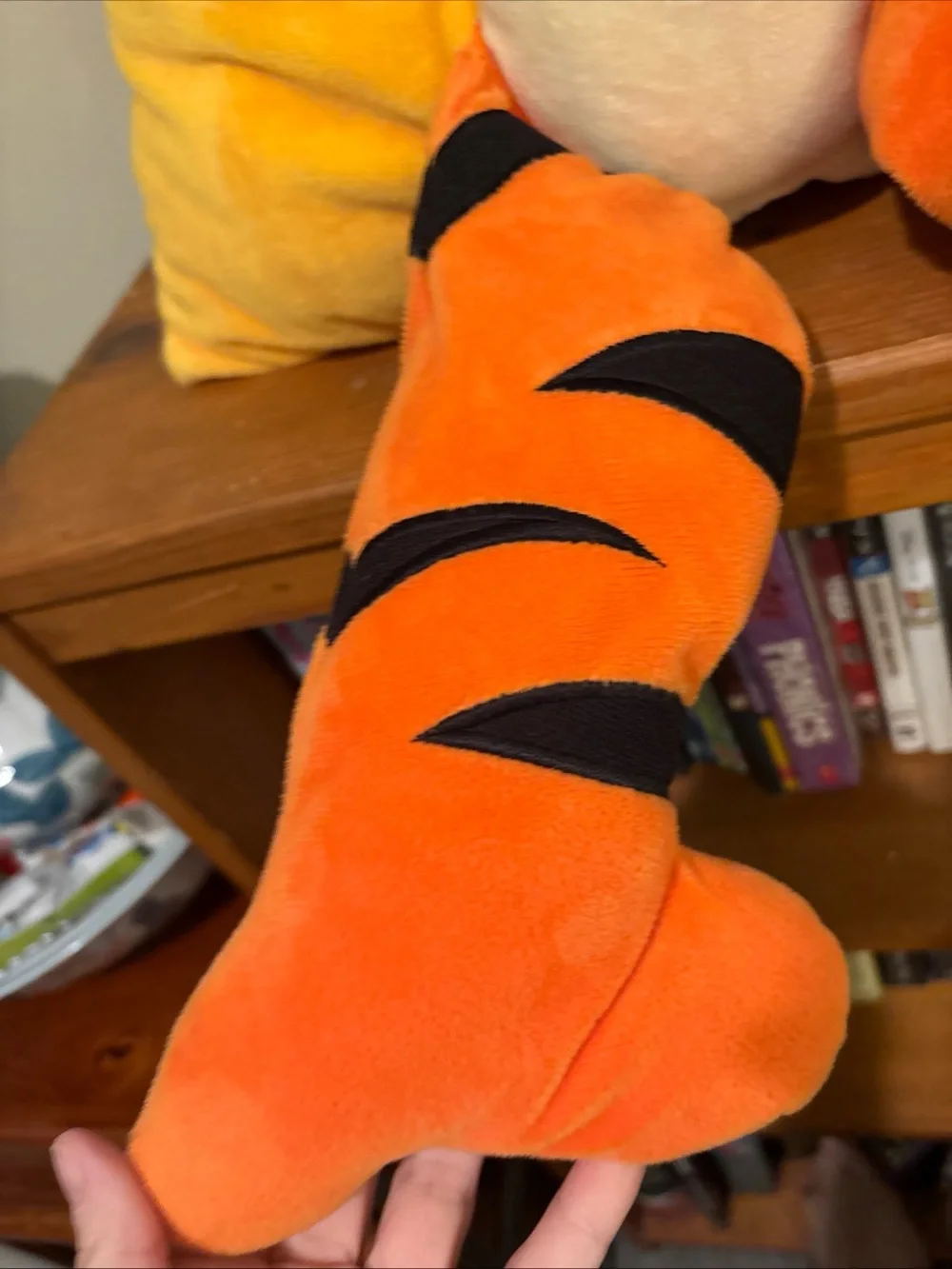 Disney Tigger Plush Pillow in Bright Orange and Yellow